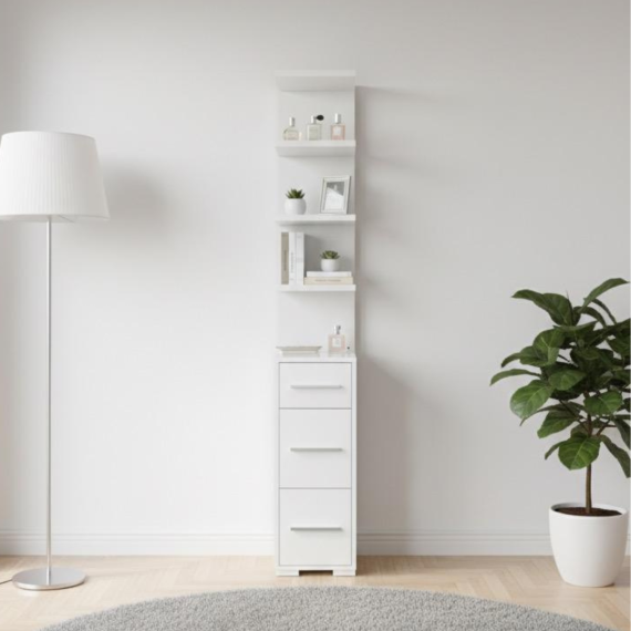 שידת צד מדפים